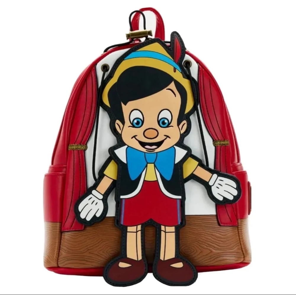 Disney Loungefly Pinocchio Marionette Mini Backpack WDBK2238 - Picture 1 of 7